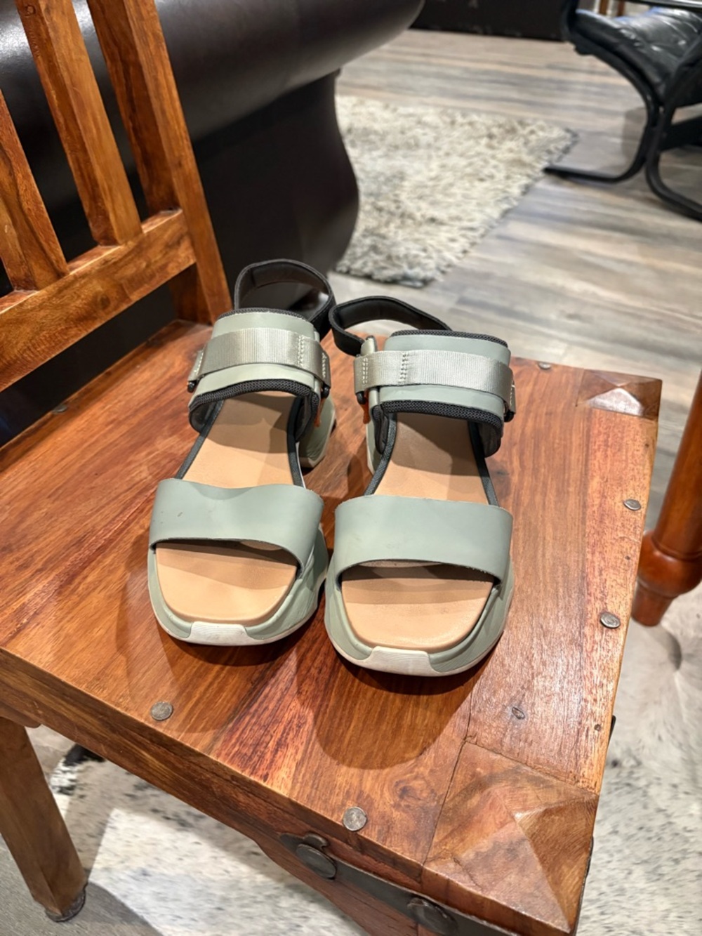 Sorel Women's Light Olive Green Sport Sandals